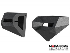 Jeep Wrangler JL Trailchaser Bumper Corners - Front - Textured Black Powdercoat - Carbon Steel